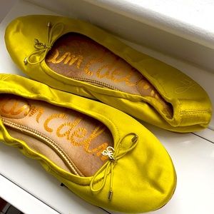 Sam Edelman satin silk ballet flats